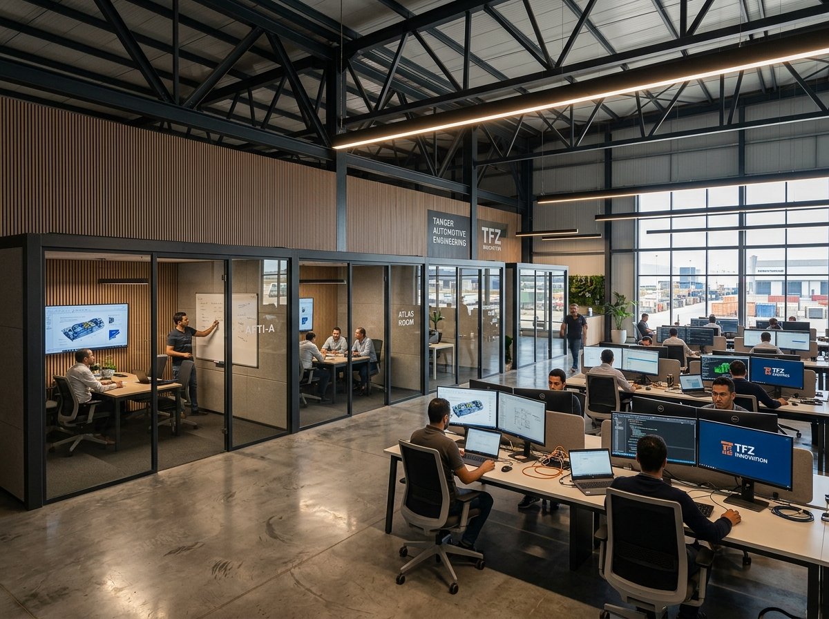 Fit-Out Industriel TFZ Tanger